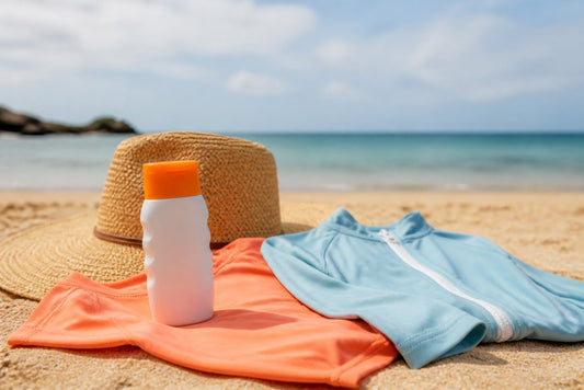 UPF 50 vs Sunscreen for Beach Days