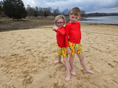 Boys Long Sleeve Safe Swim Set