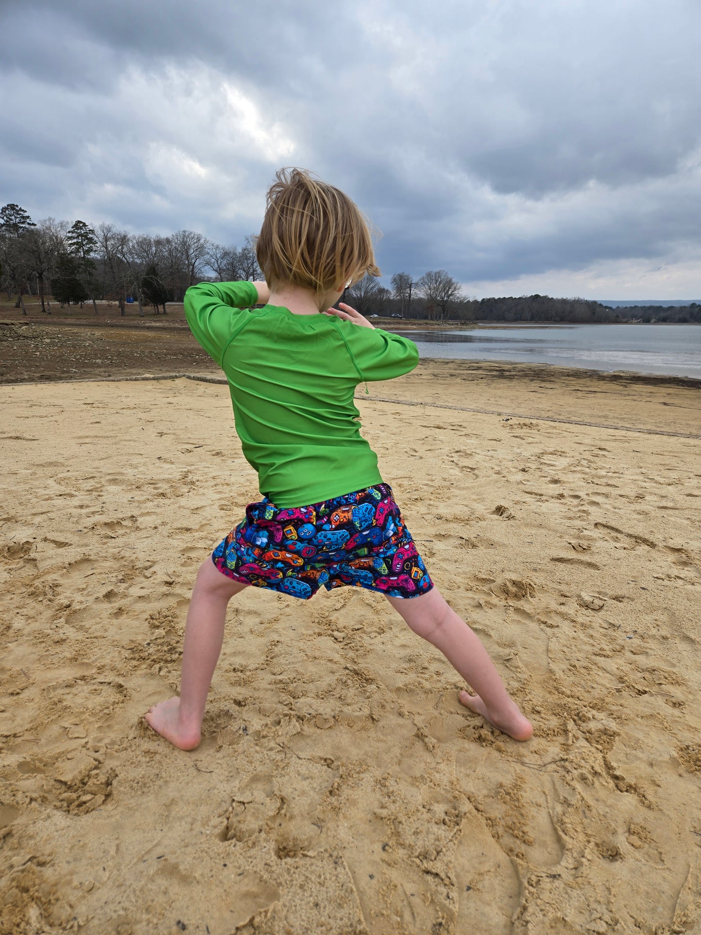 Boys Long Sleeve Rash Guard Swim Set — High-Visibility & UPF 30+ Protection