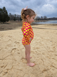 Girls Long Sleeve Safe Swim  Set
