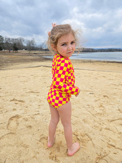 Girls Long Sleeve Safe Swim  Set