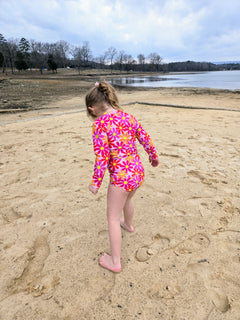 Girls Long Sleeve Safe Swim  Set