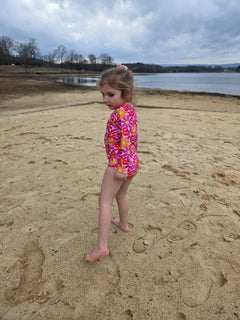 Girls Long Sleeve Safe Swim  Set