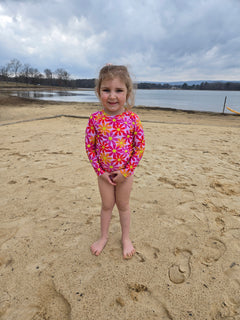 Girls Long Sleeve Safe Swim  Set