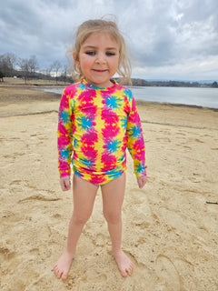 Girls Long Sleeve Safe Swim  Set