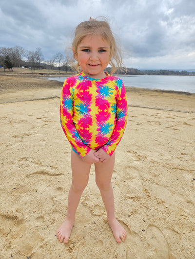 Girls Long Sleeve Safe Swim  Set