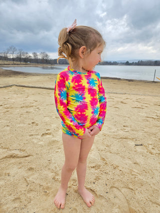 Girls Long Sleeve Safe Swim  Set