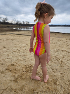 Girls Sleeveless Safe Swim Full Piece