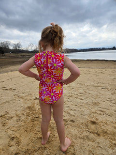 Girls Sleeveless Safe Swim Full Piece