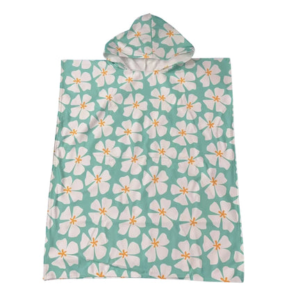 Kids Floral Hooded Towel