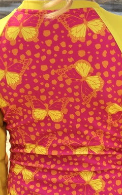 Girls Long Sleeve Safe Swim Zippered Full Piece